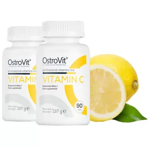 Vitamina C 1000 mg acido ascorbico alte dosi 180 compresse (2 x 90 compresse) - Foto 1 di 4