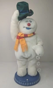 Gemmy Christmas Spinning Snowflake Frosty the Snowman *Partially Works* 2004 - Picture 1 of 8