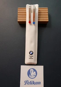 Pelikan - Werbeset für BMW Freude am Fahren Zwei Schreibstifte Blau u. Rot Neu - Bild 1 von 4