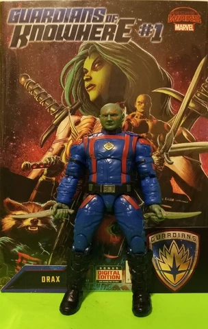 Marvel Legends DRAX - COSMO BAF GUARDIANS of the GALAXY Vol. 3 + GREAT COMIC Cover