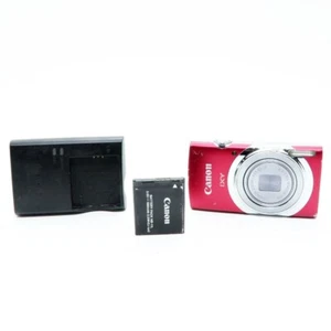 Canon IXY 130 Red PowerShot ELPH 140 IS IXUS 150 16.0MP 8.0x Zoom From Japan - Picture 1 of 10