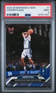 2024-25 Bowman U Now - Cooper Flagg #1 /32526 (RC) PSA 9 MINT - Bild 1 von 2