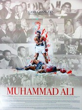 Muhammad Ali Poster w/ Bio African American Black History Boxing Boxer 18x24
