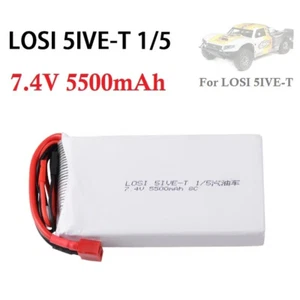 7,4V 5500mAh 8C Lipo Akku für Losi 5ive-T 1/5 Ferngesteuert Auto KFZ LKW - Bild 1 von 7