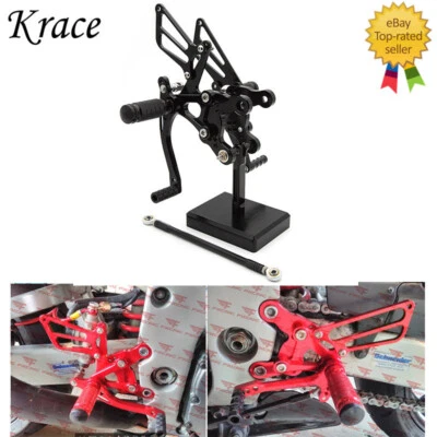 Para Honda CBR900RR 893cc SC28 1992-1999 CC CNC Reposapiés estriberas clavijas palanca Foto 1 de 4