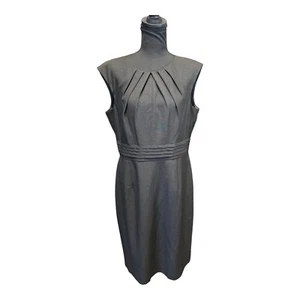 Vestido para mujer Tahari By Arthur S Levine negro sin mangas estilo Anna talla 12 nuevo con etiquetas - Imagen 1 de 8