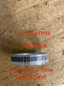 4x usa 150 Ohm Chip SMD Resistor 150R 1W 5% 2512151 For Buick Century Regal - Foto 1 di 1