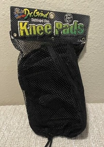 Dr Grind Skateboard Clinic Knee Pads 1 Pair Large New Drawstring Bag Y2K - Picture 1 of 7
