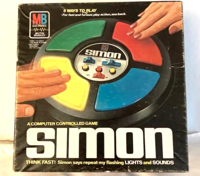 Juego Simon 1978 MB en caja excelente estado funciona verde azul no se enciende Foto 1 de 4