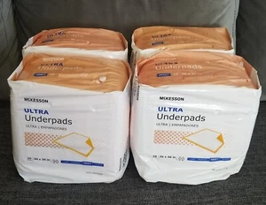 Lote 4 almohadillas inferiores McKesson Ultra 30" X 36" desechables absorción pesada 10 unidades - Imagen 1 de 6