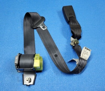 2002-2007 Subaru Impreza WRX STi Sedan Rear Center Seat Belt OEM #90100A075 - Image 1 of 4