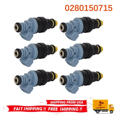 6x Inyectores de combustible para Ford Ranger 2,9 L 3,0 L V6 1986-1991 para Bosch 0280150715 EE. UU. Foto 1 de 4