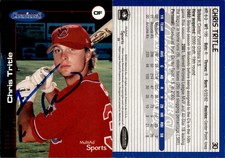 Chris Tritle Signed 2002 MultiAd Vancouver Canadians #29 Card Auto