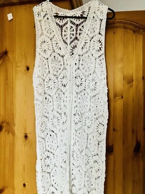 Cotton Handmade Crochet Vest - Image 1 of 3