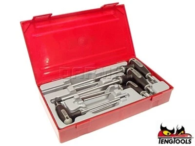 Teng Tools 7 Piece Torx Power T Handle Star Allen Key Set T10-T40 In Case - Image 1 of 2
