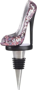 Glitter Shoe Wine Bottle Stopper - Picture 1 of 2