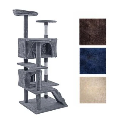 XL Kratzbaum Katzenbaum 130 cm Katzenkratzbaum Coco Kletterbaum Katzen Spielbaum - Bild 1 von 4