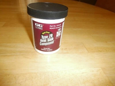 GC 10-8106 Z9 DISIPADOR DE CALOR COMPUESTO GRASA TÉRMICA BLANCO FRASCO DE 1 LB, A BASE DE SILICONA Foto 1 de 4