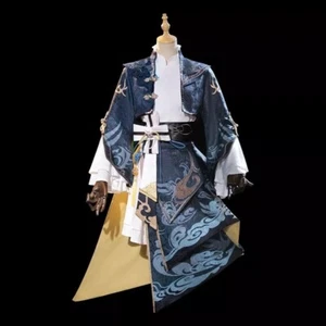 Genshin Impact Xingqiu Ropa Hanfu Vestido Juego Cos Disfraz Antiguo Conjunto Unisex - Imagen 1 de 10