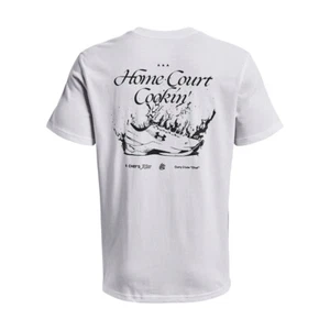 NWT Under Armour Stephen Curry 2 Chef Cook Shirt White Mens sz M-2XL 1376809 100 - Picture 1 of 12