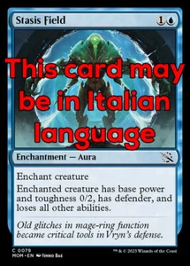MTG 4x STASIS FIELD EXC - CAMPO DI STASI 79 - MOM - MAGIC - Picture 1 of 1