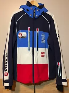 Bogner Chaqueta Esquí Alaksa Azul Rojo Blanco Hombre 52 L Chaqueta Invierno - Imagen 1 de 23