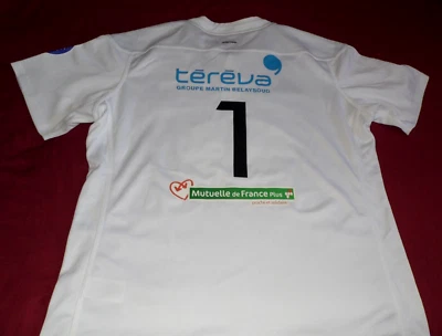 Maillot De Rugby De Match De Bourg En Bresse N°1 Porté Saison 2014/2015 T XXL - Photo 1/4