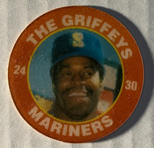 1991 Seven-Eleven Coins #NW4 Ken Griffey Jr./Ken Griffey Sr.