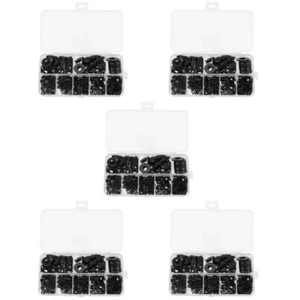5 Pack Wasserdichte Dichtung Unterlegscheiben-Sortiment Flache Nylonscheiben - Zdjęcie 1 z 12