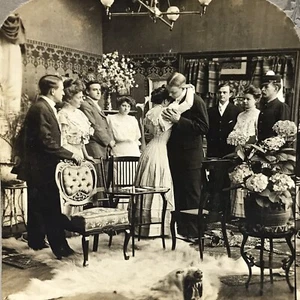 Why Are You A Soldier Bride Weeping Vintage Stereograph Stereoview Card 3D Slide - Picture 1 of 5