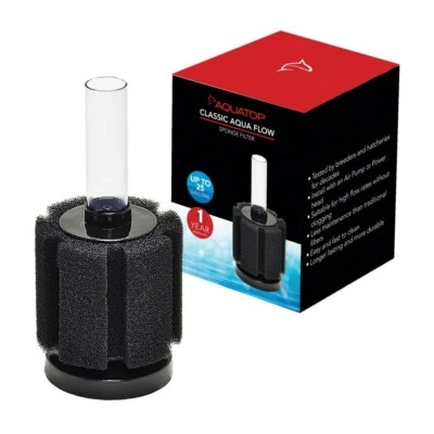Aquatop Classic Aqua Flow Sponge Aquarium Filter 25 gal  - Image 1 of 3