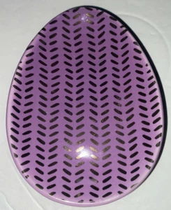 Target Purple and Gold Easter Egg Trinket Ring Dish - NWT - Picture 1 of 4