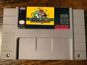 Super Mario World Return to Dinosaur Island SNES 16-Bit Game Cart NTSC Engl Rom - Picture 1 of 4