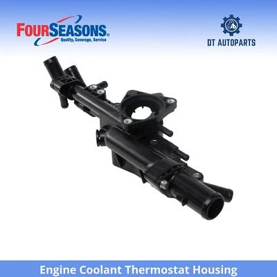 Корпус термостата охлаждающей жидкости двигателя L4 для Hyundai Sonata 2,0 л 2011-2014 годов выпуска 4 сезона - Изображение 1 из 3