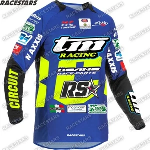 TM Racing Moto Motocross Long Sleeve Dirt Bike Enduro Racing Off-Road MTB Shirts - Picture 1 of 11
