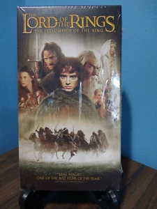 New Factory Sealed LOTR THE FELLOWSHIP OF THE RING VHS 2001 - Picture 1 of 3