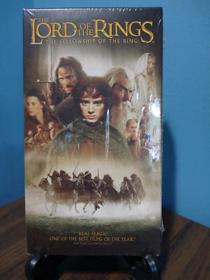 New Factory Sealed LOTR THE FELLOWSHIP OF THE RING VHS 2001  - Image 1 of 3