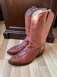 Darios Cowboy Boots 11D - Croc Print! Make An Offer! - Picture 1 of 14
