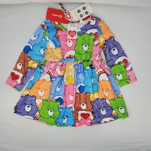 Care Bears Toddler Girl Long Sleeve Dress New with Tags Size 12-18 Months - Picture 1 of 2