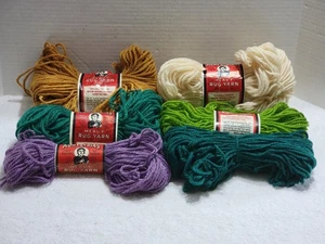 6 HILOS ALFOMBRA PESADA VINTAGE TÍA LYDIA HILO ASST. COLORES 140 Y 70 YARDAS ACRÍLICO - Imagen 1 de 9