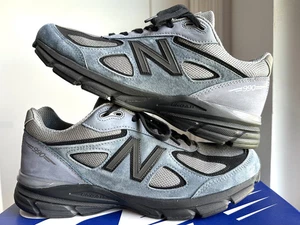 Talla 11 - Peluche New Balance Santis x 990v4 Hecho en EE. UU. Gris Ártico Negro - Imagen 1 de 9