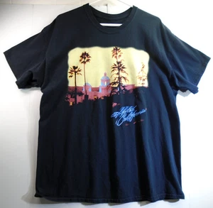 The Eagles Hotel California 2018 Tour T-Shirt w/ Concert Dates MEN XL Black  - Picture 1 of 10