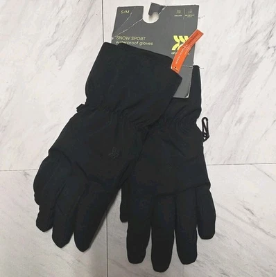 Мужские S/M снег Sport водонепроницаемый перчатки, сенсорный экран совместимый, черный - Изображение 1 из 4
