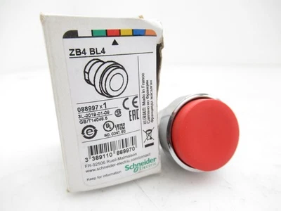 Schneider ZB4 BL4   Operator Red Button - Image 1 of 4