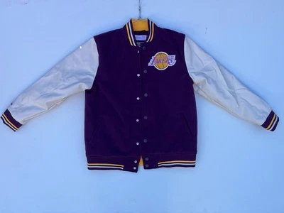 Chaqueta Universitaria Los Angeles Lakers Púrpura Nueva Juvenil Mediana 10/12 Foto 1 de 4