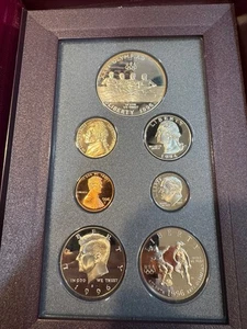 1996-S US Mint Olympic Prestige Proof Set with Box No COA (007) - Picture 1 of 4