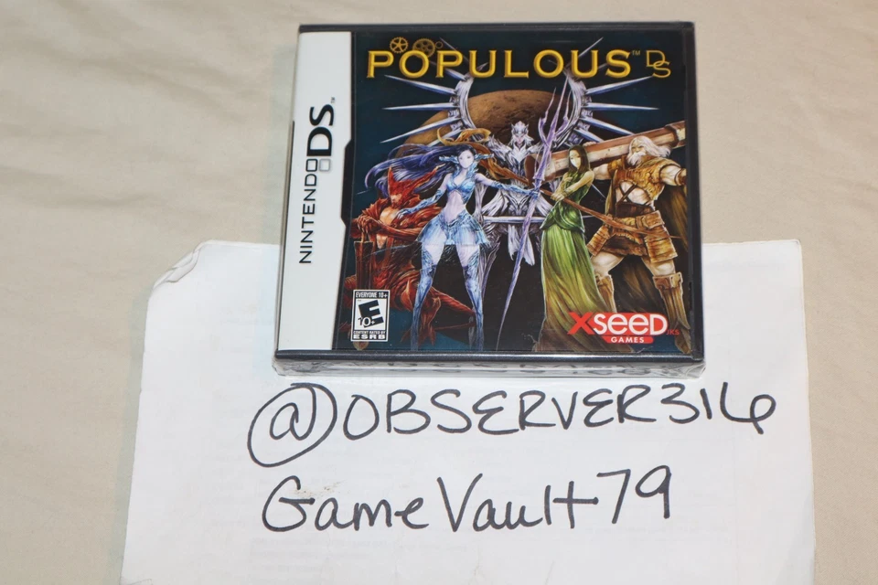 Populous DS (Nintendo DS, 2008) NEW SEALED - Image 1 of 4