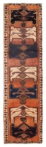 Vintage Hand-knotted Runner Rug 3'3" x 11'9" Traditional Wool Carpet - Picture 1 of 9