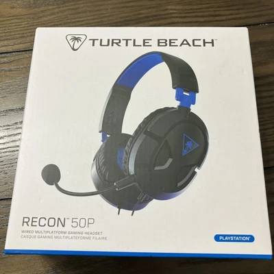 NUEVO Auriculares para juegos Turtle Beach Recon 50 con cable de 3,5 mm para PlayStation 4/5 SELLADOS Foto 1 de 4