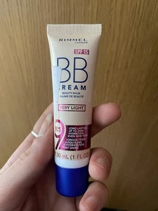 2 tubes Rimmel London BB Cream Beauty Balm 9-in-1 Very Light 30ml SPF 15 New - Picture 1 of 1